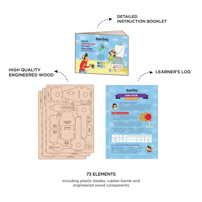 Smartivity Gear Propeller Flying Machine