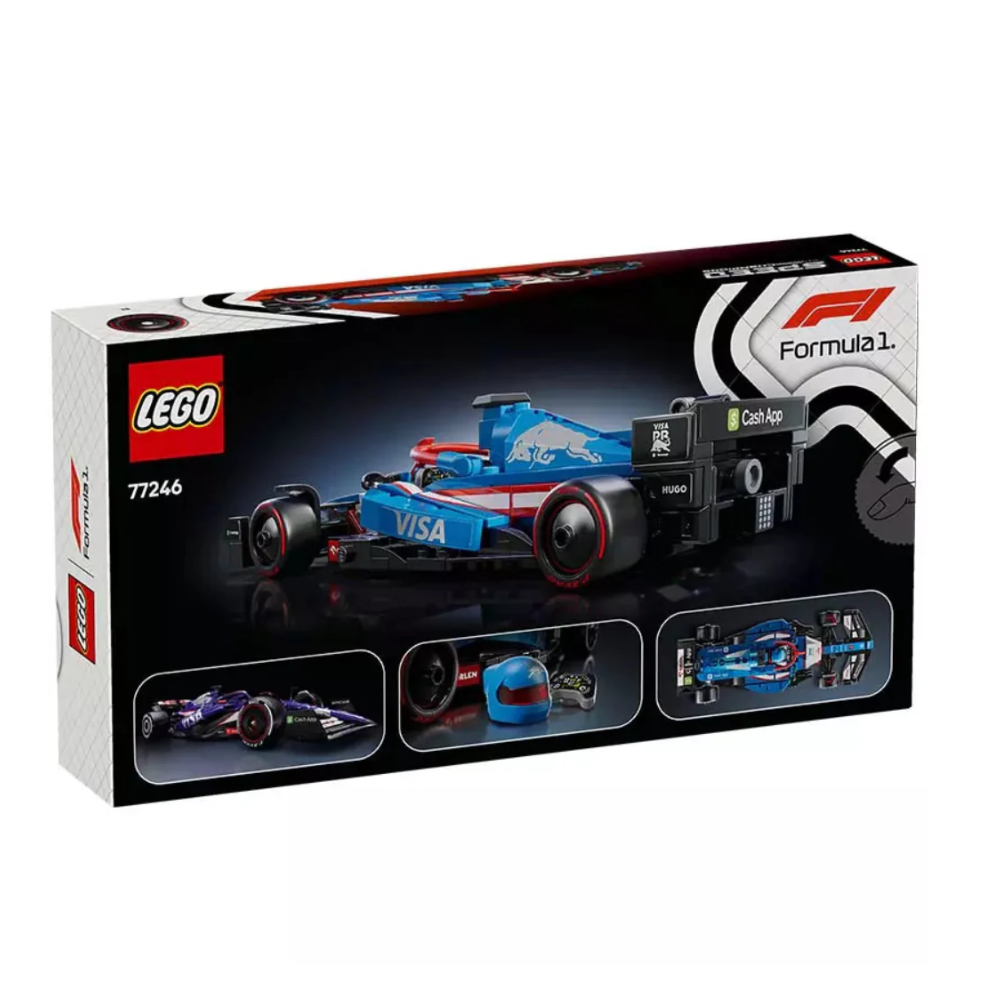 LEGO 77246 Speed Champions Visa Cash App RB VCARB 01 F1 Race Car (248 Pieces)