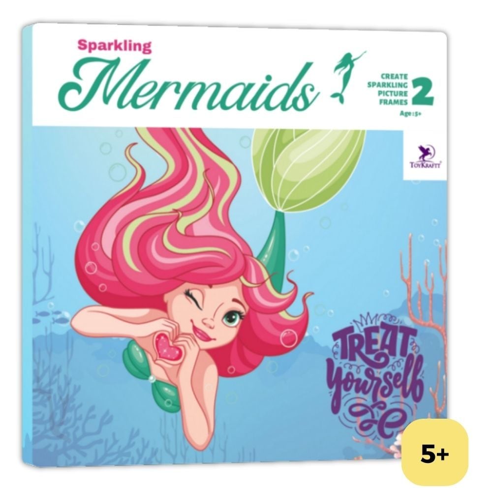 Sparkling Unicorns Magic Sand & Sequin Art & Craft Kit for Kids 5 Years & Above