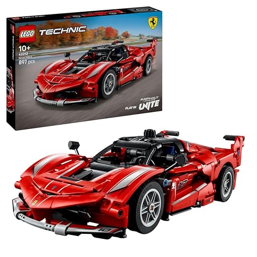 LEGO Technic Ferrari FXX K Model Car Kit STEM Building Toy 42212 Building Blocks Toys for 10+ Gift for Boys and Girls