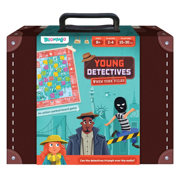 Bloomingo Pretend Play KitYoung Detective New York Files:Become a Detective & Solve Thrilling Mysteries in Newyork;Adventurous Detective Game for Kids