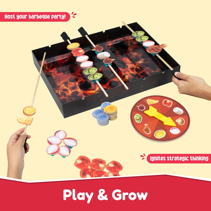 Bloomingo Board Game - Grill Thrill: Fun & Engaging Grilling Culinary Game; Make Fun Grill recipies Culinary Creativity