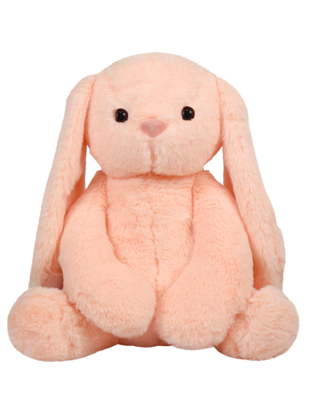 Mirada Cute Peach Bunny Soft Toy for Girls/Kids | Huggable Rabbit with Long Ears