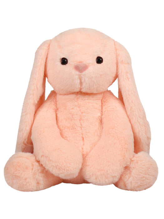 Mirada Cute Peach Bunny Soft Toy for Girls/Kids | Huggable Rabbit with Long Ears