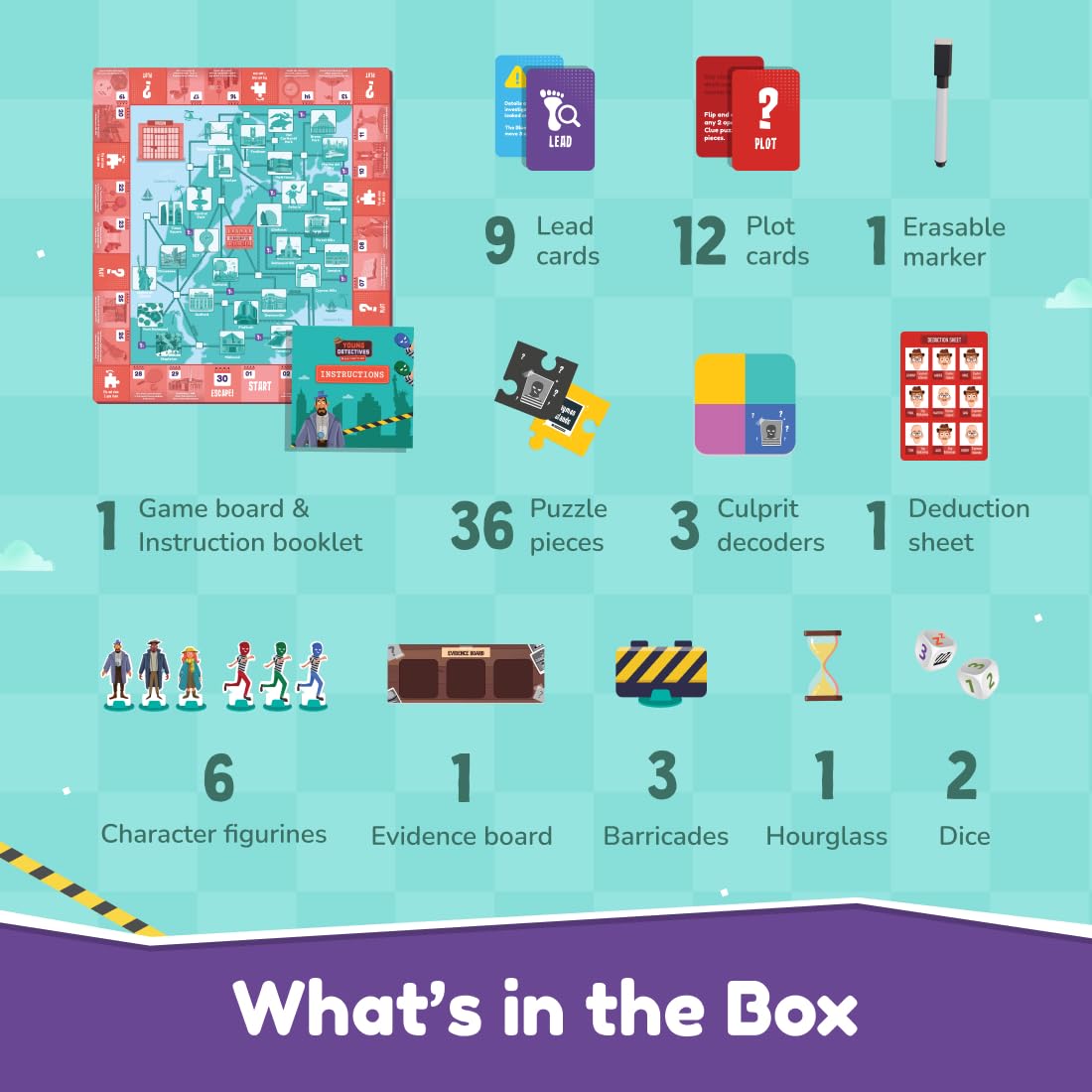 Bloomingo Pretend Play KitYoung Detective New York Files:Become a Detective & Solve Thrilling Mysteries in Newyork;Adventurous Detective Game for Kids
