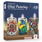 Toykraftt Glass Painting Kit for Kids| DIY Candle Making Kit for Kids| Art & Craft Kit for Kids Age 8 to 12 Christmas Gift for Girls Boys| Glass Painting Candle Making Pack of 1