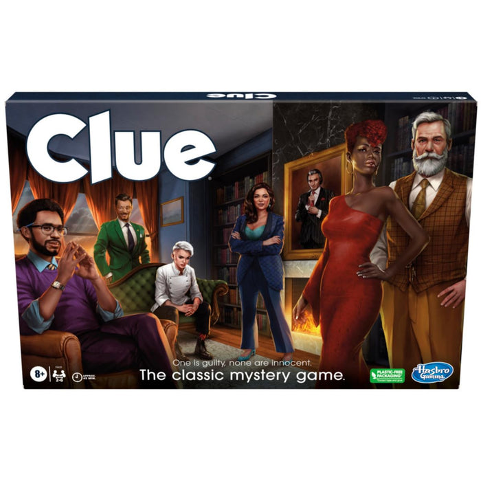 Hasbro Gaming Clue Board Game, Reimagined Clue Game for 2-6 Players, Mystery Games, Detective Games, Family Games for Kids and Adults