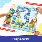 Bloomingo Board Game - Route Rivals: Thrilling Racing Game for Kids & Adults; Compete via Road, Rail, & Water