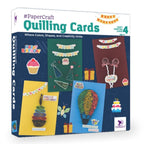 Toykraftt Paper Quilling Craft Paper Quilling Set DIY Craft Kits for Boys Girls Birthday Gift for Kids Craft Set for Kids 7 to 12 Years Old - Multicolor