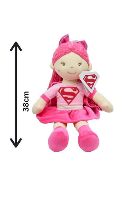 Mirada Super Girl Doll for Baby Girls/Kids | Washable & Super Soft Fabric Body | Stuffed Plush - 38cm