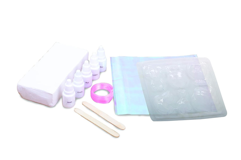 Handycrafts Funskool Soap Making Kit, 6 Different Shapes, DIY Kit, Art and Craft Set for Kids, Learning, Fun & Engaging Activity for Childrens, Multicolour, Gift Set for Kids, Age 5+ Years