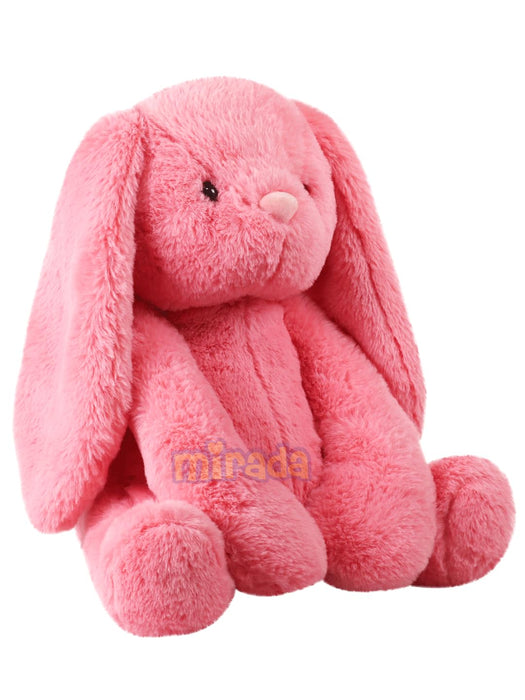 Mirada Cute Coral Bunny Soft Toy for Girls/Kids | Huggable Rabbit with Long Ears | Soft Stuffed Floppy Plush Animal | - 35cm