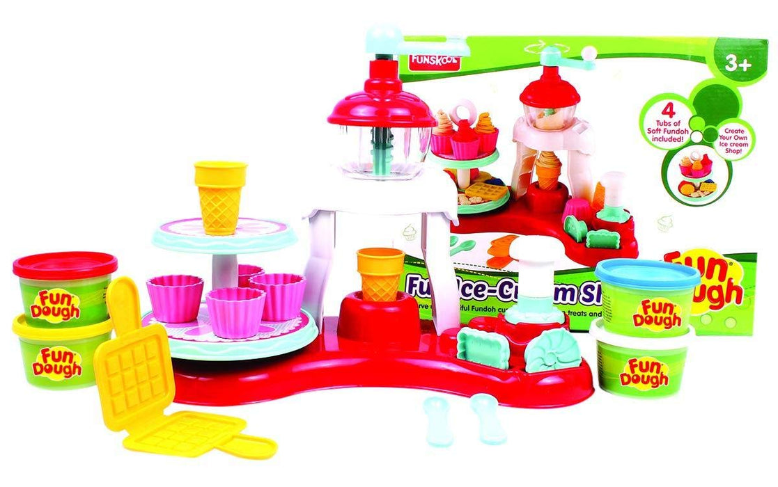 Funskool Fun Dough Ice Cream Shop - Multi Colour Carton