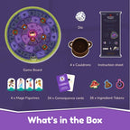 Bloomingo Board Game - Gilly Gilly O Gella: Magical Adventure Game for Kids & Adults; Make magical potions potions & Reach to Treasure before other Mages