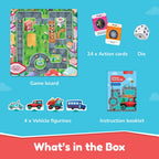 Bloomingo Board Game - Chaos Commute: Thrilling Traffic Adventure Game for Kids & Adults; Navigate Through Traffic Chaos & Reach Home First