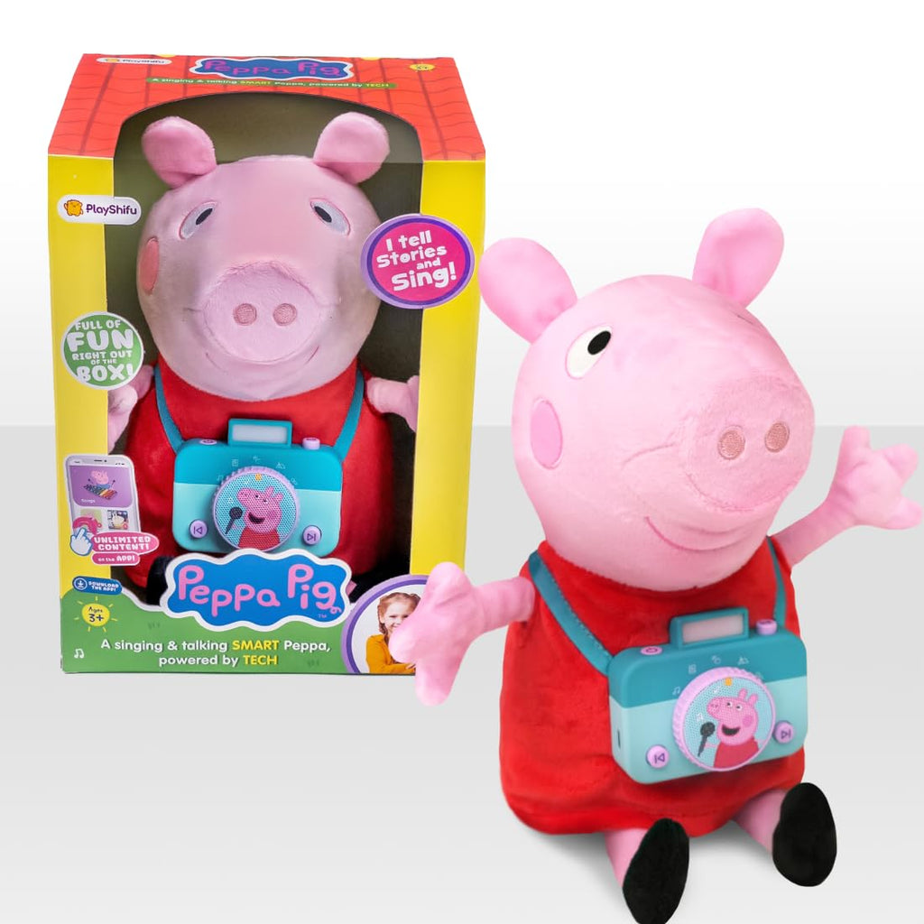 Peppa Pig | Interactive Plush Peppa Toy | Talking, Singing, Storytelling