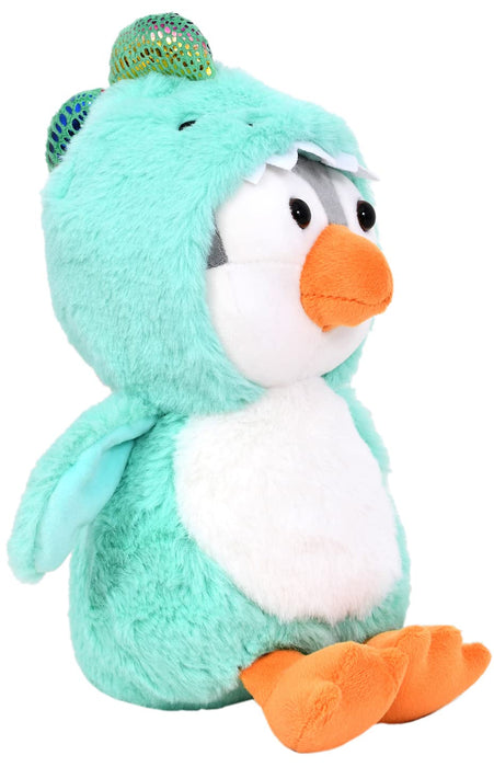 Mirada Super Soft Turquoise Hoodie Penguin Soft Toy |Gift for Boys/Kids/Girls | Soft Stuffed Plush Animal | - 23cm