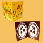 TOYKRAFTT Warli Art Painting Kit Wondrous| Warli Art and Craft Kit for Kids| Learning Activity Games DIY Toys| Craft Kit Kids Activity