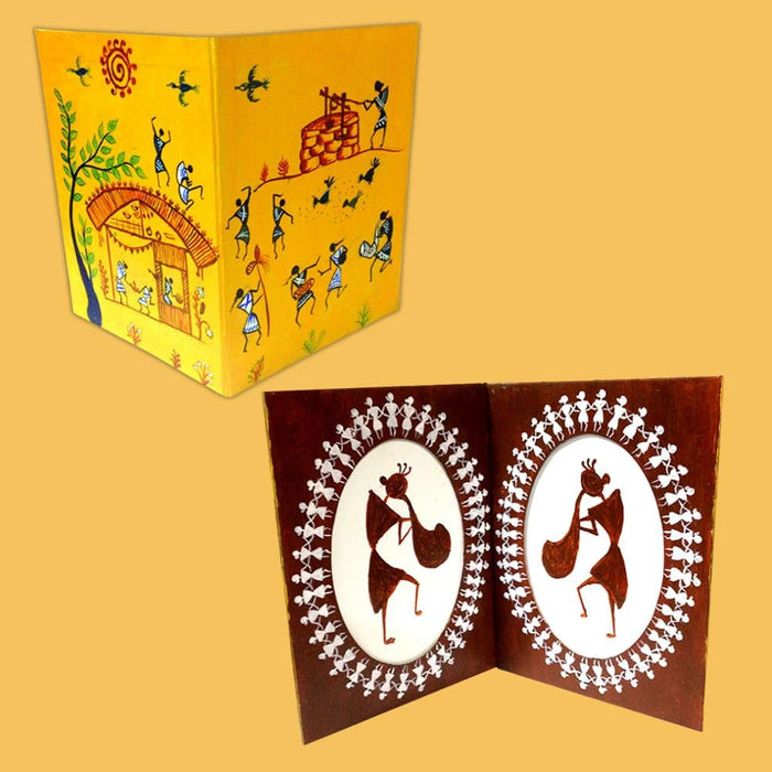 TOYKRAFTT Warli Art Painting Kit Wondrous| Warli Art and Craft Kit for Kids| Learning Activity Games DIY Toys| Craft Kit Kids Activity