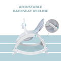 R For Rabbit Rock N Play Baby Rocker|Feeding Chair With Vibration & Soothing Music, Adjustable Backrest|Arc-Shaped Legs For Rocking Mode|3 In 1 Functionality Detachable Toy Bar|6 Months Warranty|Green