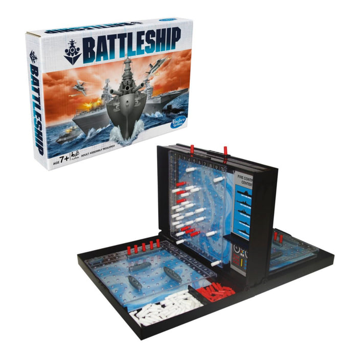 Hasbro Gaming Battleship Board Game, Classic Strategy Board Game for Kids and Adults, Board Game for Boys & Girls Ages 7 and Up, for 2 Players