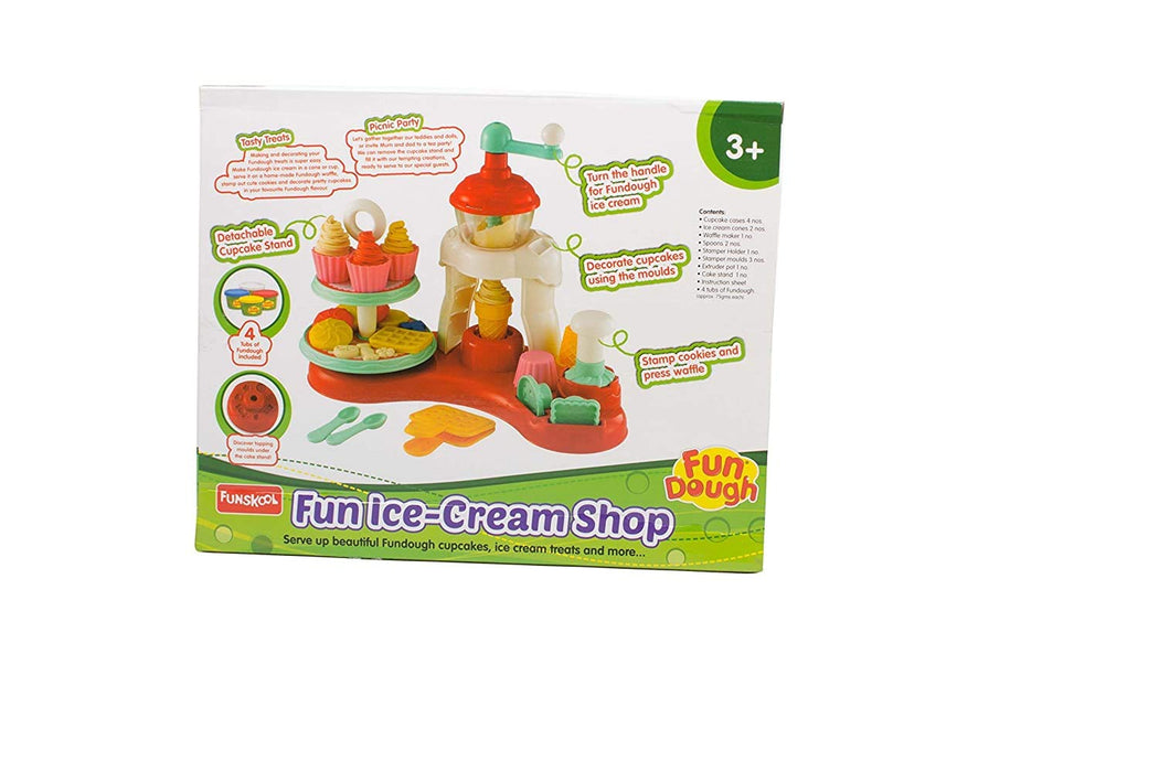 Funskool Fun Dough Ice Cream Shop - Multi Colour Carton