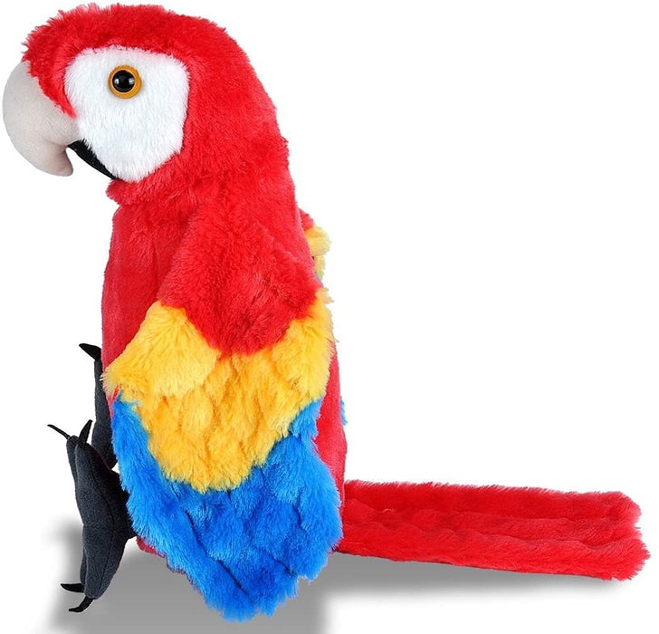 Wild Republic Ck Macaw Scarlet, Red (12-inch)