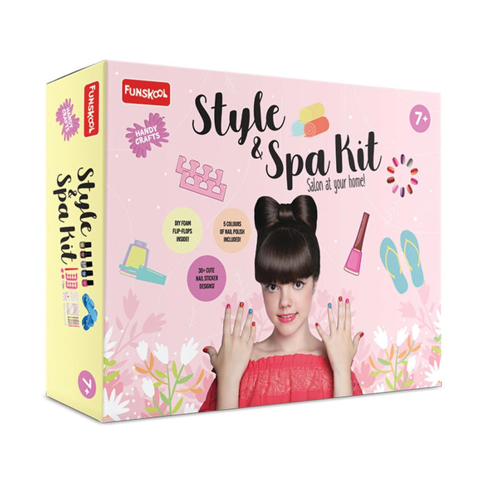 Funskool Style and Spa Kit, Pamper Your Nails, 7 Years +