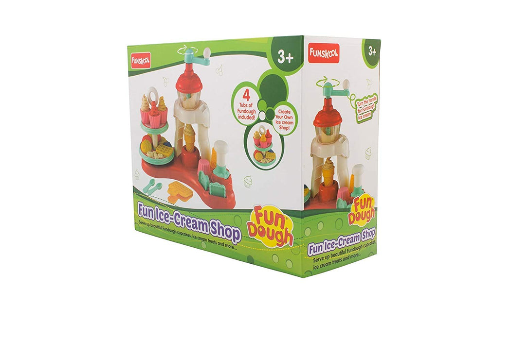 Funskool Fun Dough Ice Cream Shop - Multi Colour Carton