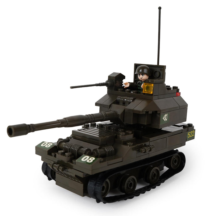 Sluban Army Tank Educational Building Block Toy B0282 - Kids