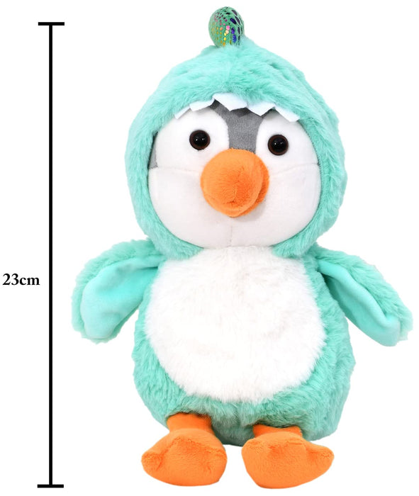 Mirada Super Soft Turquoise Hoodie Penguin Soft Toy |Gift for Boys/Kids/Girls | Soft Stuffed Plush Animal | - 23cm