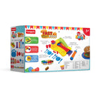 Funskool-Fundough Playset Fast Food, 23 molds to make you won version of pizzas, hot dogs, fries & burgers, food, multicolour, dough, toy, shaping, sculpting, 3 years