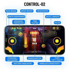 Mirana C-Type USB Rechargeable Spiker RC Car | Spiker with Remote and App Control Car with Nitro Boost, Spring Suspensions | 2WD Spiker Car | Fun RC Toy and Gift for Kids and Boys (Red)