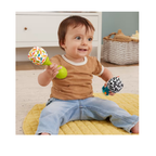 Fisher-Price Rattle ‘n Rock Maracas Set Of 2 Baby Rattles, Newborn Toys, Neutral Colors