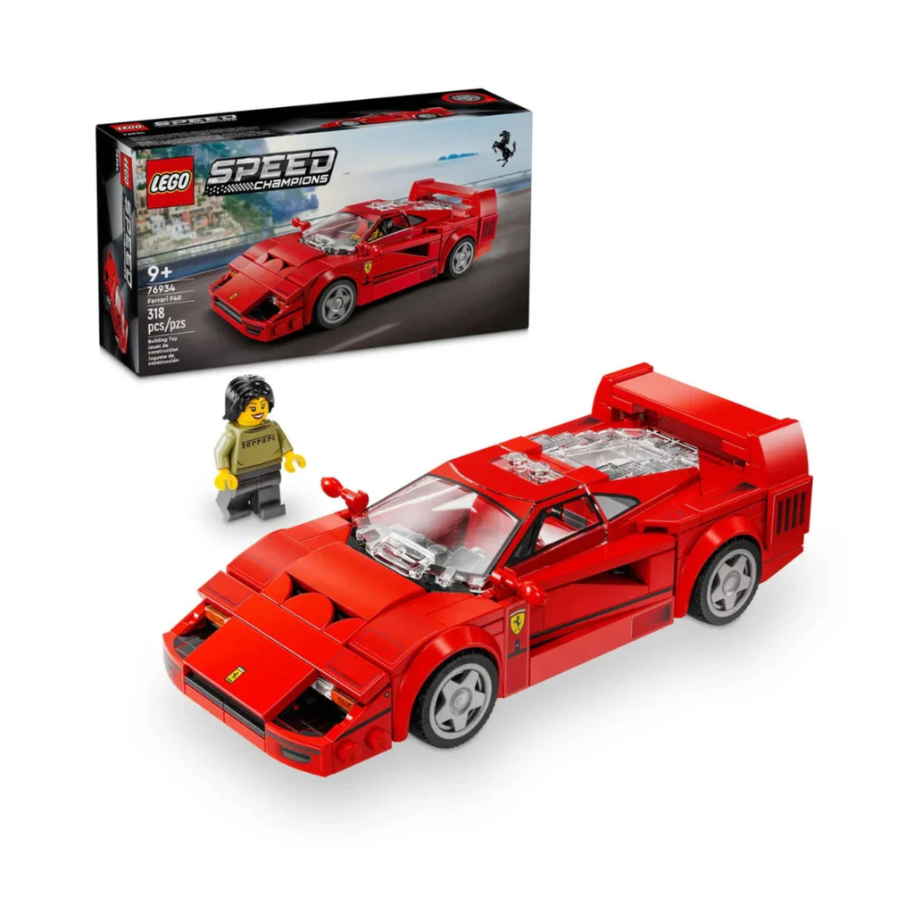 Lego 76934 Speed Champions Ferrari F40 Supercar (318 Pieces)