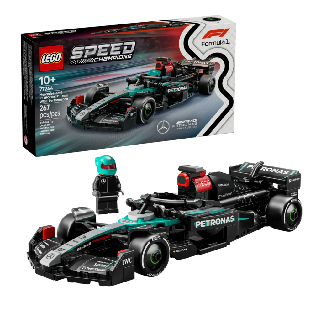 LEGO 77244 Speed Champions Mercedes-AMG F1 W15 Race Car (267 Pieces)