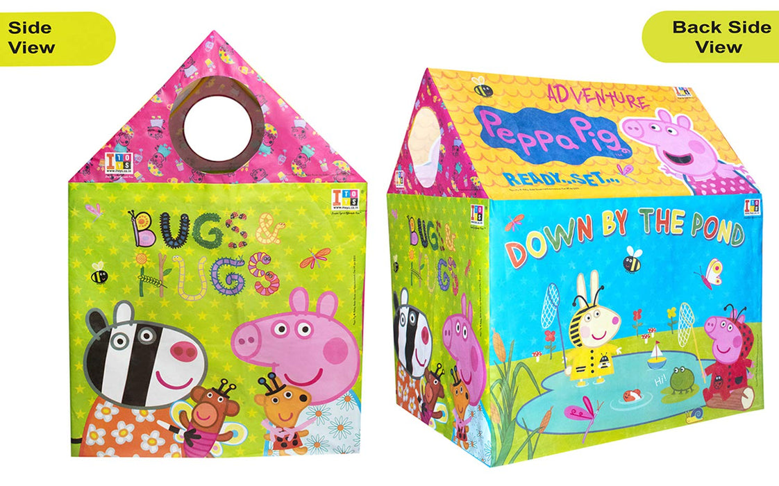 ITOYS Playhouse Tent for Kids|Peppa theme|for boys and girls Outdoor and Indoor