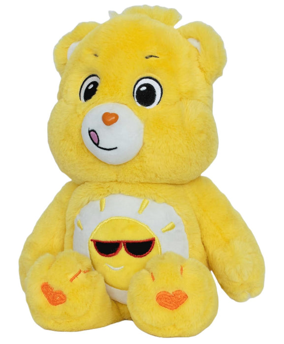 Mirada Care Bears Funshine Bear - Yellow Plushie Perfect Stuffed Animal, Birthday Gift, Super Soft and Cuddly – Good for Girls and Boys, Collectors - 35cm