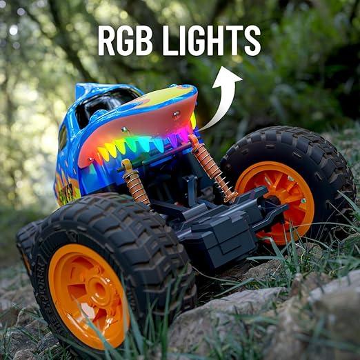 Mirana C-Type USB Rechargeable Spiker RC Car | Spiker with Remote and App Control Car with Nitro Boost, Spring Suspensions | 2WD Spiker Car | Fun RC Toy and Gift for Kids and Boys (Red)