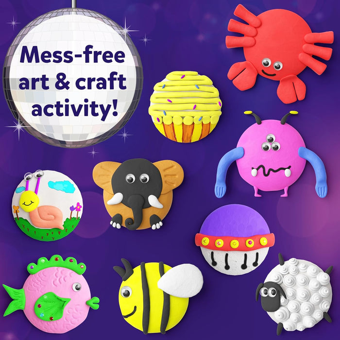 Skillmatics Art & Craft Activity - Disc-o Art, Mess-Free Art & Craft Activity for Girls & Boys, Craft Kits & Supplies, DIY Creative Activity