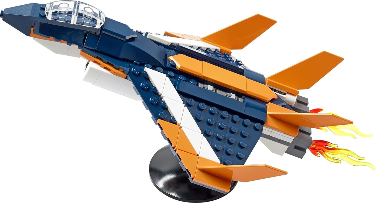 Lego Creator 3In1 Supersonic-Jet 31126 Building Kit (215 Pieces) Blue