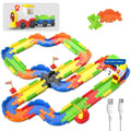 Mirana Block Rider Toy Train Set with Colorful & Multiple Track Layout, USB Rechargeable Type-C Engine, Various Sound Modes - Vande Bharat, Rajdhani, Delhi Metro, Kids 2-8 Years (Medium - 82 Pcs)