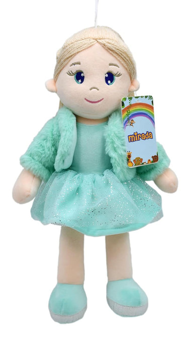 Mirada Cute Huggable Bella Gudiya/Doll Soft Toy for Girls/Kids | Cuddle Companion | Washable and Super Soft Fabric Body