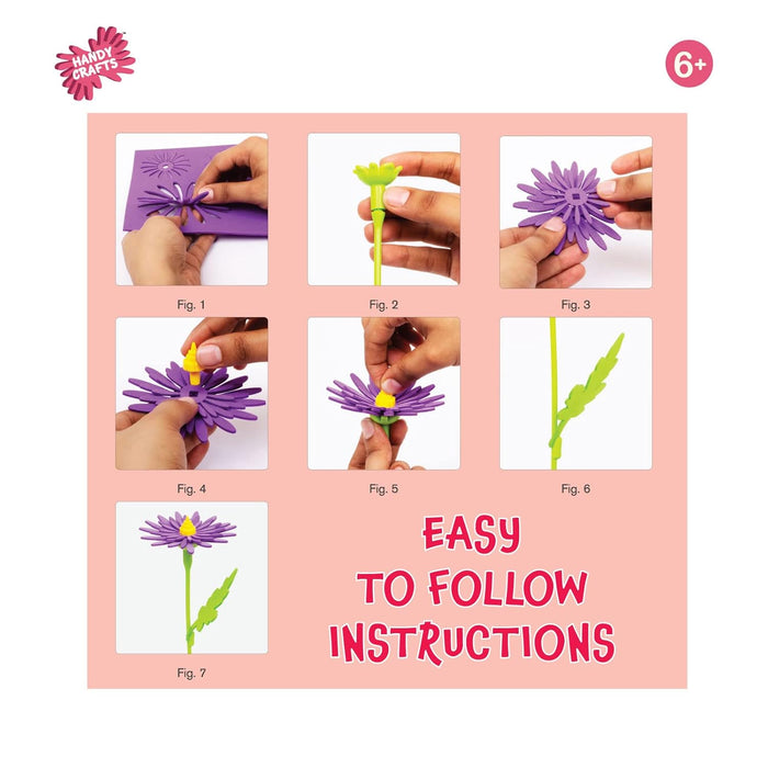 Handycrafts Funskool Little Florist, The Flower Expert, DIY Kit, Art and Craft Set for Kids, Learning, Fun & Engaging Activity for Childrens, Multicolour, Gift Set for Kids, Age 6+ Years