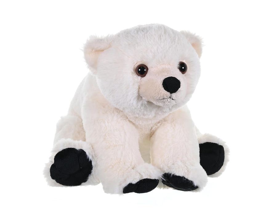 Wild Republic Plush Cuddlekins Polar Bear Baby, White