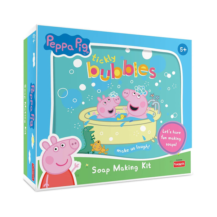 Handycrafts Funskool Peppa Pig Soap Making Kit, Scented Soaps, DIY Kit, Art and Craft Set for Kids, Learning, Fun & Engaging Activity for Childrens, Multicolour, Gift Set for Kids, Age 5+ Years