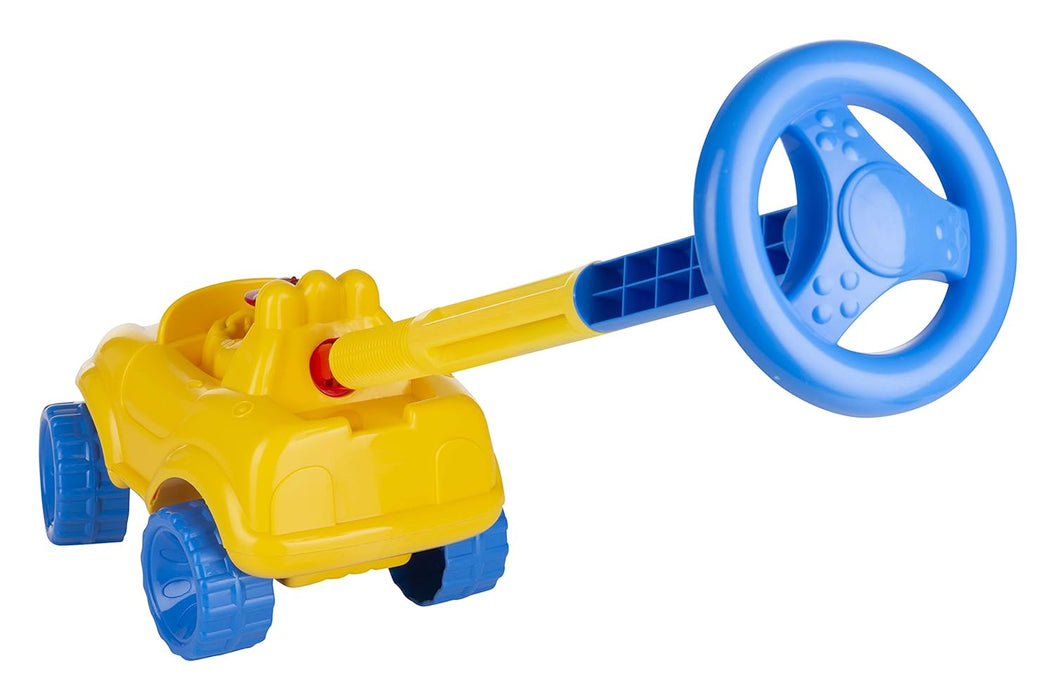 Funskool Giggles - Walk N Drive Truck, Push And pull toy for kids, Steering wheel toy, Encourages Walking and Pretend Play, 18 Months & Above, Infant And Preschool Toys, Multicolour