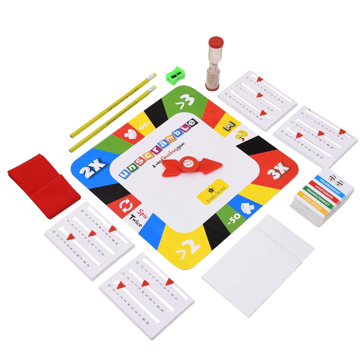 Folks Work Unscramble Board Game