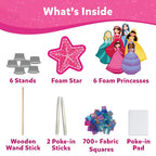 Skillmatics Art & Craft Activity - Poke-in Art Magical Princesses, Mess-Free Art for Kids, DIY Craft Kits, Creative Activity, Fine Motor Skills, Gifts for Girls