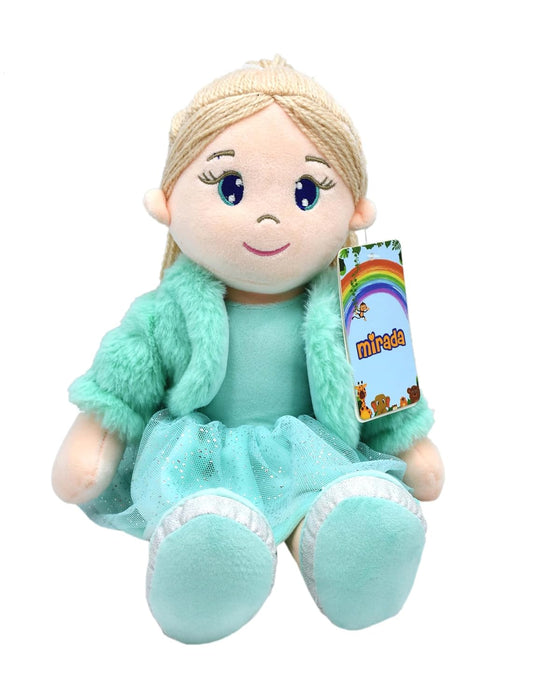 Mirada Cute Huggable Bella Gudiya/Doll Soft Toy for Girls/Kids | Cuddle Companion | Washable and Super Soft Fabric Body